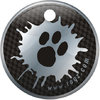 Rogz for Dogz Adressanhänger Hundemarken Paint Paw
