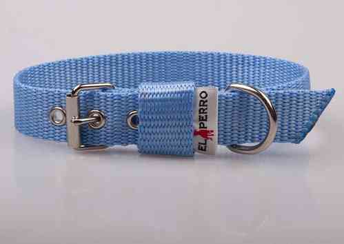 El Perro Juicy Halsband 2,5cm Candy Blue