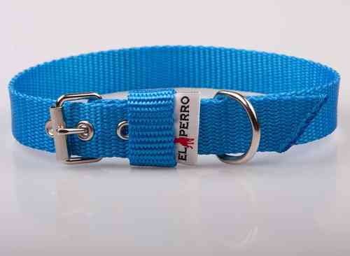 El Perro Juicy Halsband 2,5cm Sky Blue