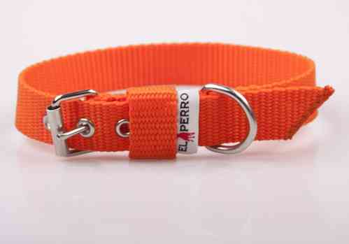 El Perro Juicy Halsband 2,5cm Orange